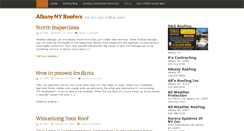 Desktop Screenshot of albanynyroofers.com
